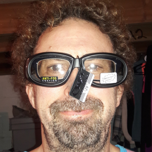 Men Motorcycle Z87 glasses Clear Men Motorcycle Z87 glasses Clear - Picture 3 of 7